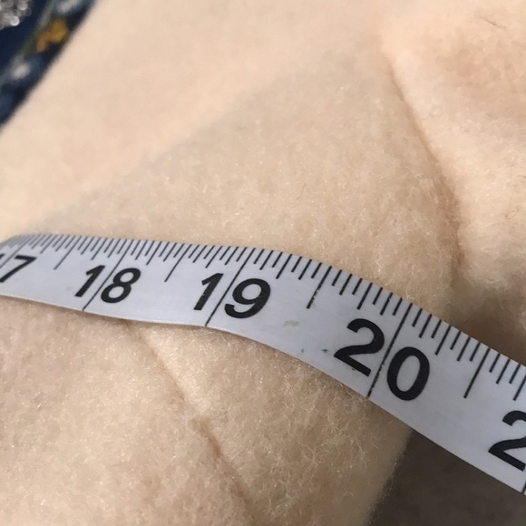 Vintage Scandinavian Wool Jacket A.S. Evebofoss Womens Size M/L Ivory Blue - Picture 7 of 13